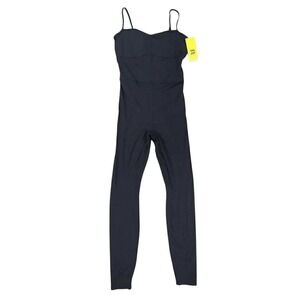 All in Motion XS Black Body Jumpsuit Activewear Shelf Bra Moisture Wicking NWT